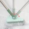 Triangle Floor Brush for Cleaning Bathtub and Floor Gaps, Long Handle Detachable Bathroom, Kitchen, and Balcony