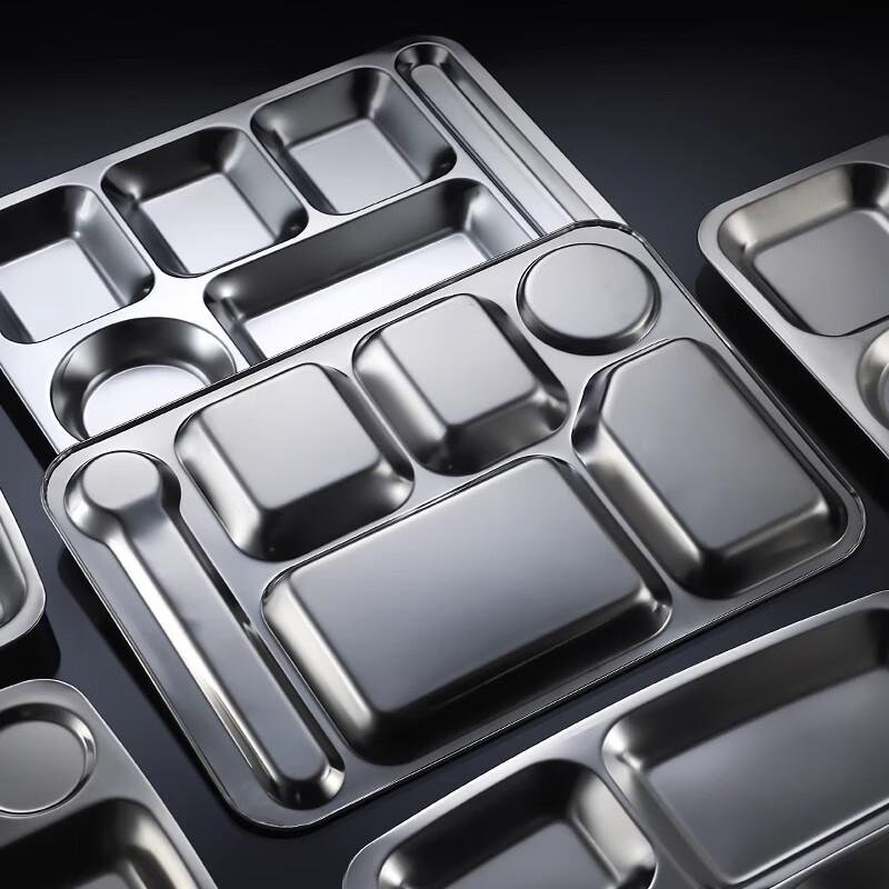 Stainless Steel Divided Lunch Tray