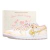 Jordan Air Jordan 1 Moonbathed, Aphrodite's Kiss Cushioning Slip Resistant Low Top Vintage Basketball Shoes Unisex DC0774-606(Team1390)