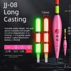 2pcs Gravity-Sensing Electronic Fishing Float LED Light Color-Changing Fishing Float  Night Fishing