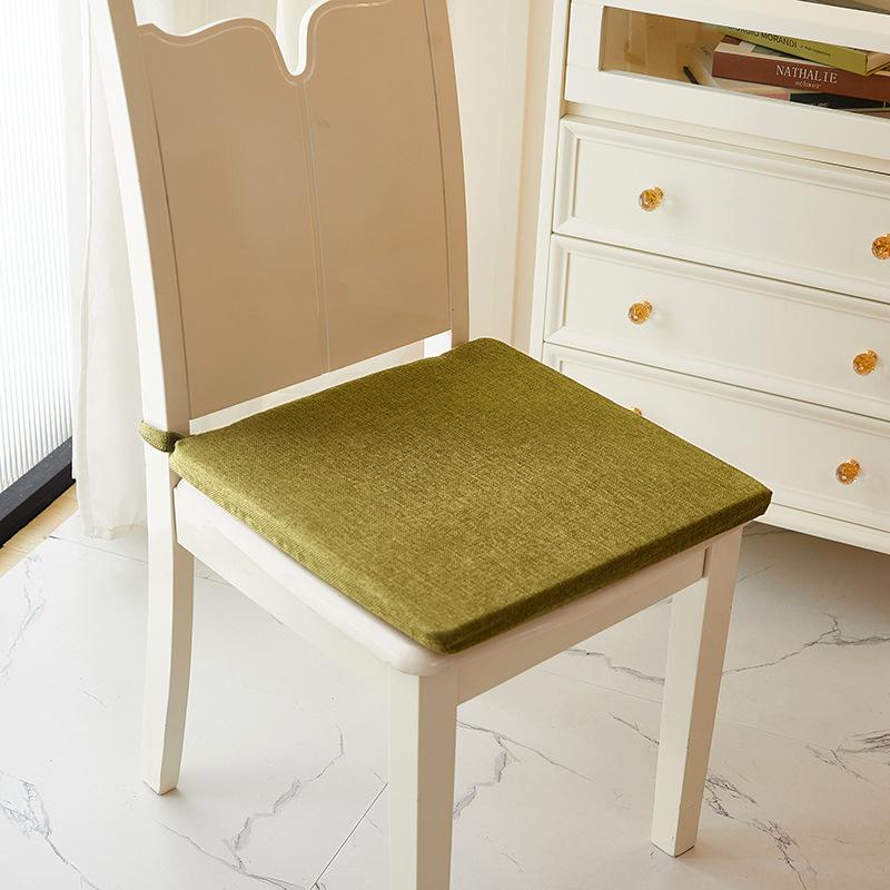 Pogrubiona Domowa Bawełniana i Lniana Tkanina Poduszka na Krzesło Gąbkowa Poduszka na Krzesło Antypoślizgowa Poduszka na Krzesło do Jadalni