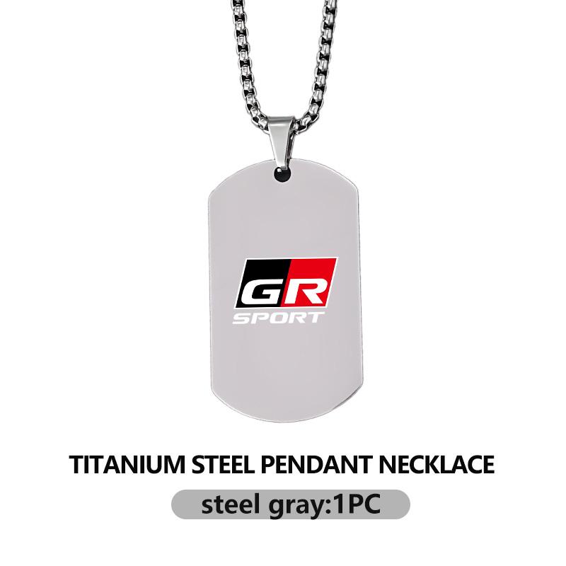 Car Pendant Emblem Interior Rearview Mirror Ornaments Decorations Accessories For Toyota GRsport Hilux Aygo Yaris Corolla Rav4