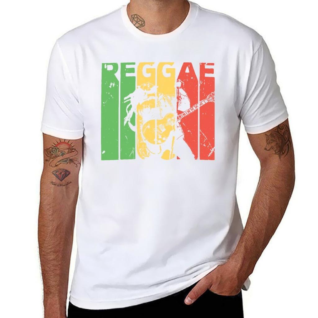 Reggae Rasta Vintage TShirt Big and Tall Short Sleeve Tee