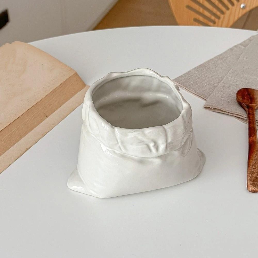 Large-caliber Bag-shaped Cup Heat-resistant Cloth Bag Mug Novelty Tea Cup Home Gathering