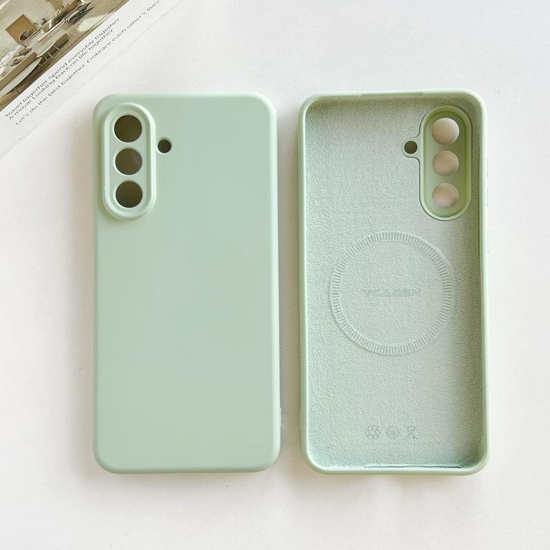 S26 Ultra Case Magnetic Liquid Silicone Soft Phone Cover Cases For Samsung S25 Ultra S26 S24 S23 S22 Plus A56 A55 A54 A16 5G