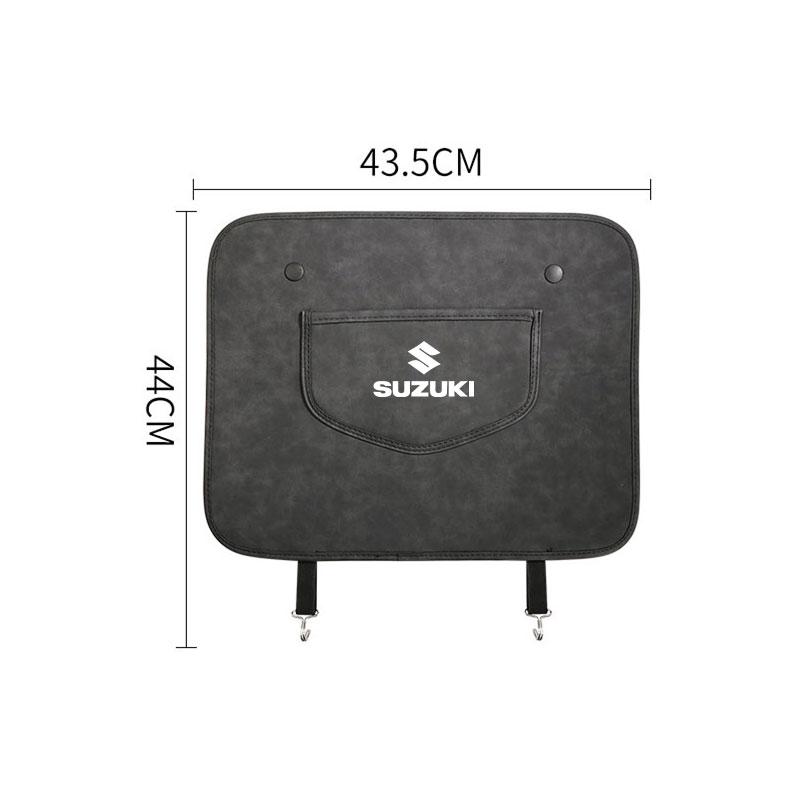 PU Leather Car Anti-Kick Mats Auto Seat Back Protector Cover For Suzuki Celerio