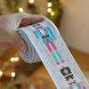 2M Christmas Tree Ribbon Xmas Gift Burlap Ribbon New Fabric Swirl Ribbon