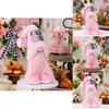 Rudolf Pink Unique Gnome Plush Doll Decorative Piece For Elegant Holiday Home Accents