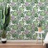 1pc Tropical Succulents Peel & Stick Wallpaper  Waterproof Removable Self-Adhesive Palm Leaf Contact Paper for Wall Decor