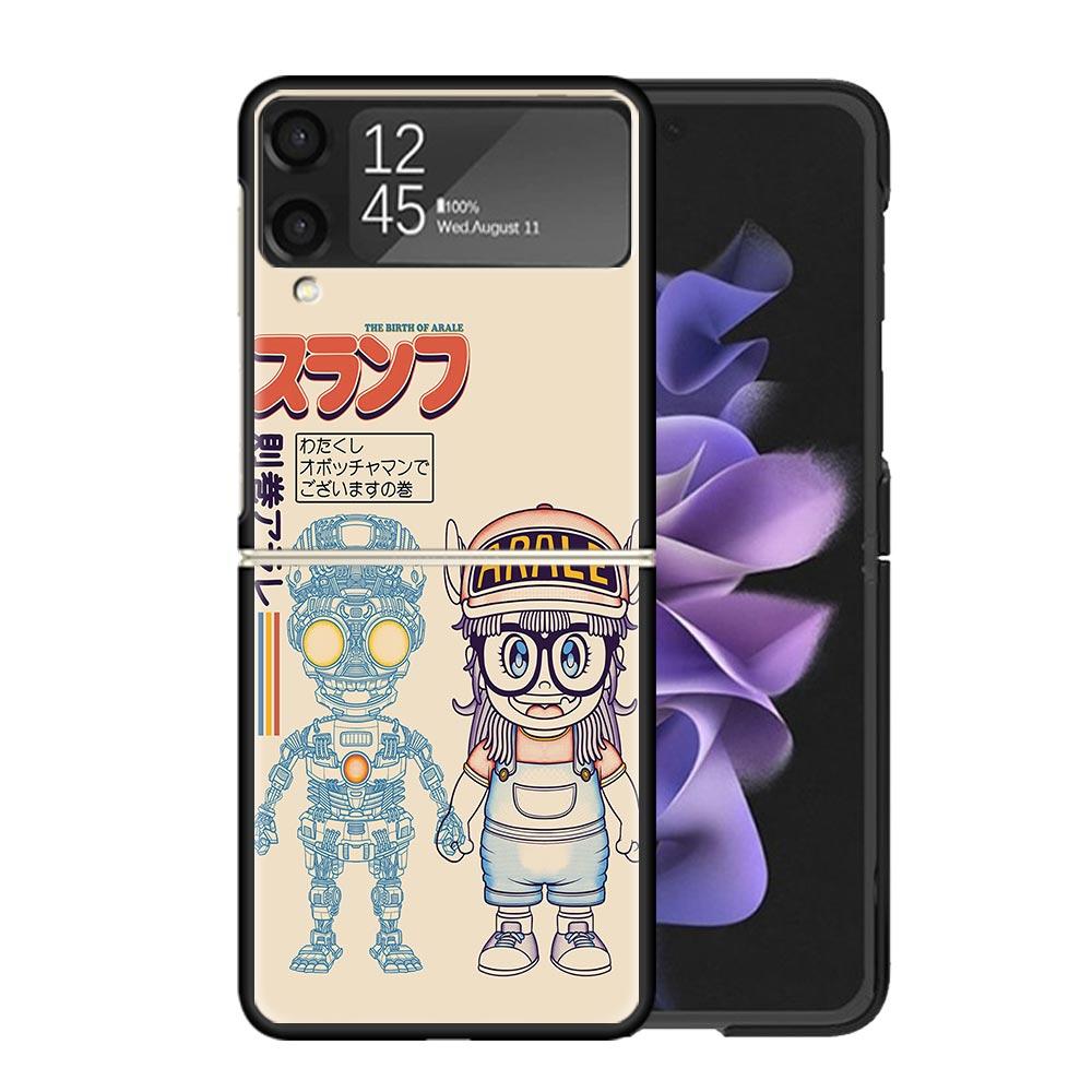Arale Dr Slump Cases For Samsung Galaxy Z Flip 4 5 6 7 3 Z Flip7 Flip6 Flip4 Flip5 Flip3 5G Hard Shockproof Fundas Cover Galaxy
