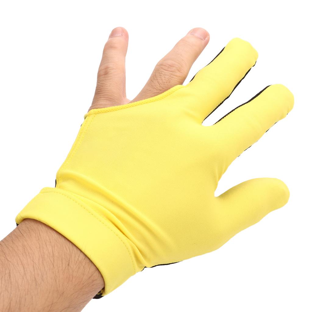 3 Fingers Billiard Gloves Quick Dry Breathable Pool Cue Gloves Cue Sport Glove for Left Hand One