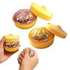 Realistisches gedämpftes Brötchen Quetschspielzeug Weich langsam aufsteigend Fidget Spielzeug zur Stressbewältigung Tragbar