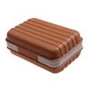 1PC Plastic Soap Dish with Lid Travel Bathroom Soap Holder Compact Soap Box Keeps Dry Hygienic Storage for Bathroom Accessories
