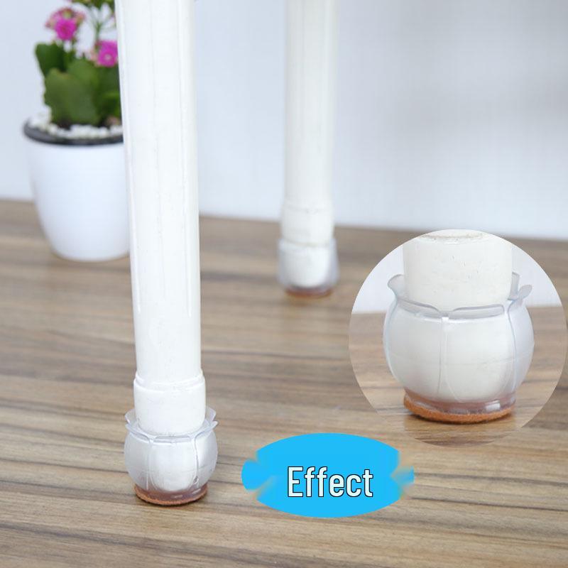 Anti-Slip Silicone Leg Covers: Durable, Thickened Protection for Dining Table and Chair Legs