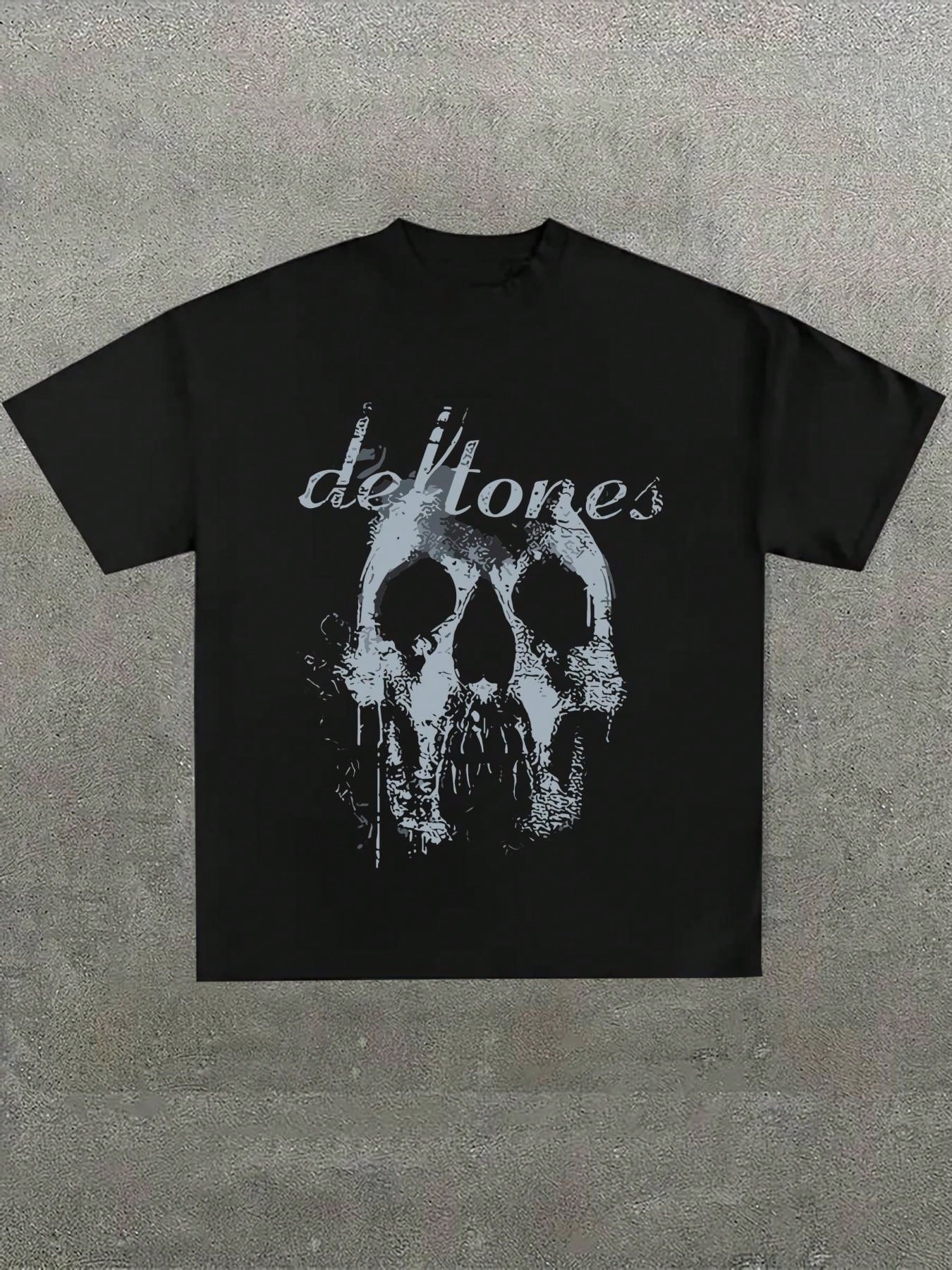 

Skull And defton Es Band Tribute Printed Casual Soft Short Sleeve Pure Cotton 220gsm T - Shirt S