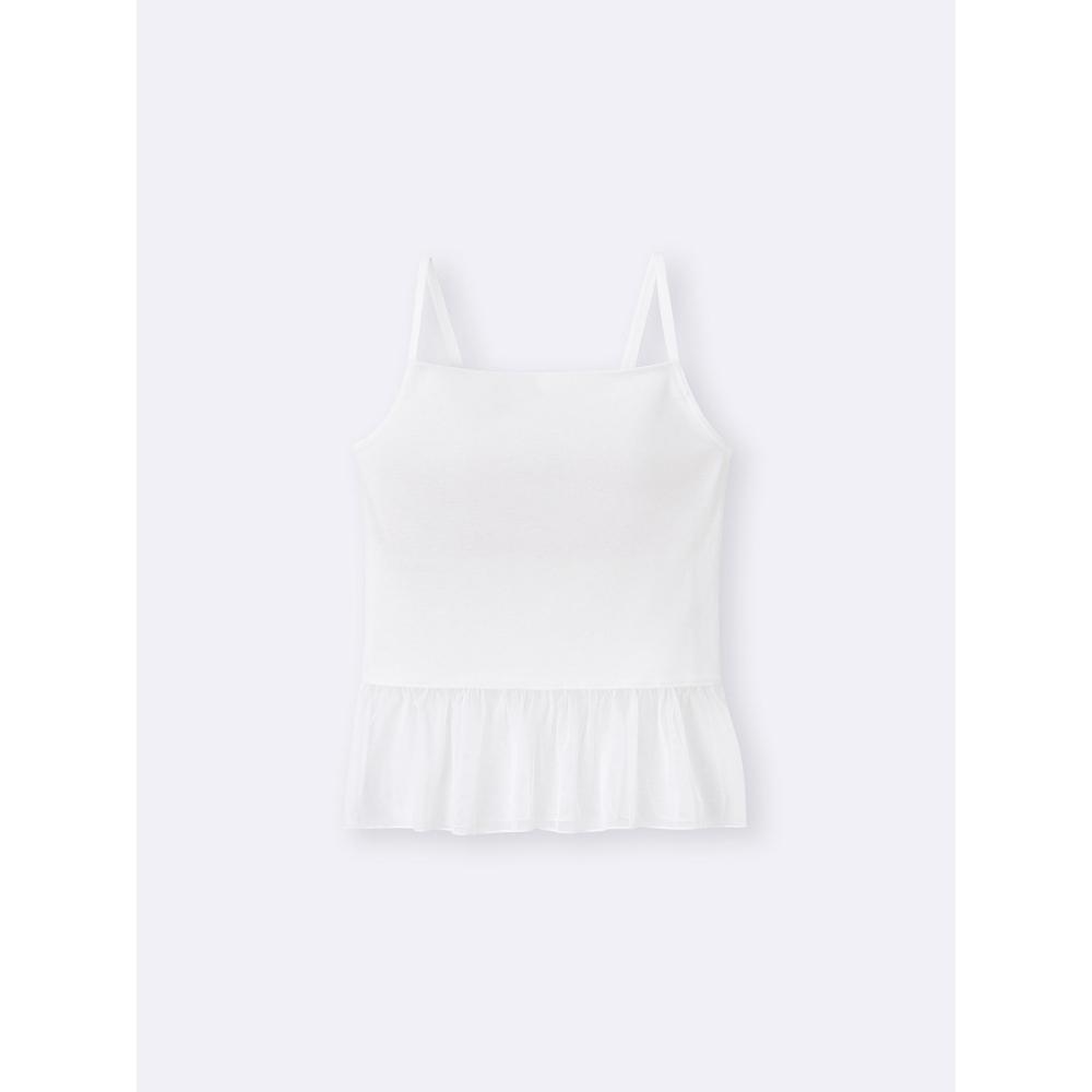 Gu By Uniqlo Brafeel Peplum Camisole