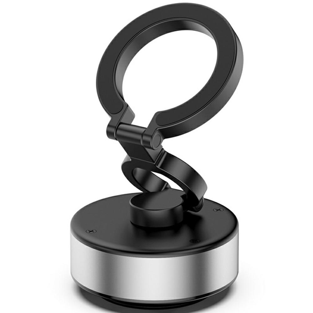 

D1 Foldable Magnetic Car Dashboard Phone Holder Universal Vacuum Suction Navigation Stand Silver