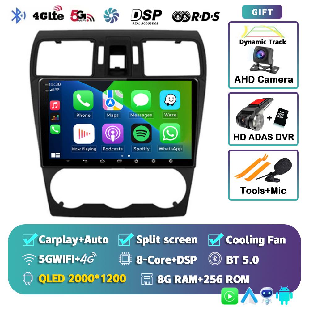 Android 14 Carplay Auto Car Radio For Subaru Forester XV WRX 2012 2013 2014 2015 2018 Multimedia Player GPS Stereo DSP WiFi+4G
