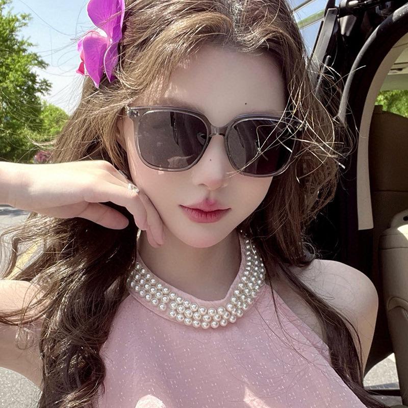 Trendy sluneční brýle Street Style s velkým rámem - Všestranný TR design