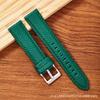 Watch With Genuine Leather 6-Color Lychee Pattern High Core Soft And Wear-Resistant Cowhide Strap 20Mm 22Mm Pin Buckle
