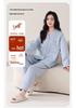 Women's Autumn/Winter 2025 Pure Cotton Kimono Pajamas - Thick, Warm, Layered.