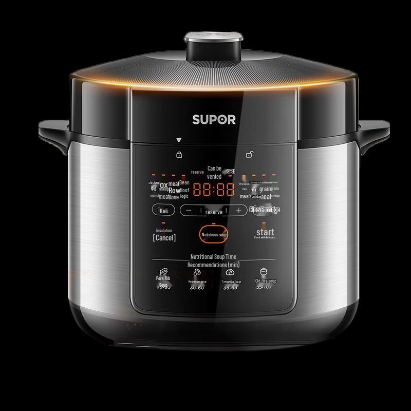 SUPOR 5L Smart Electric Pressure Cooker with Dual Pots CN Plug (adapter Included)