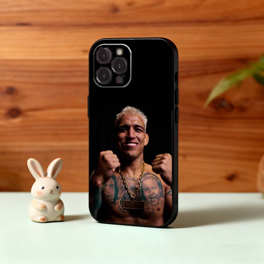 F-Fighter C-Charles Oliveira Do Bronx Phone Case For iPhone17,16,15,14,13,12,Plus,Pro Max, 5G Others Soft Black Cover