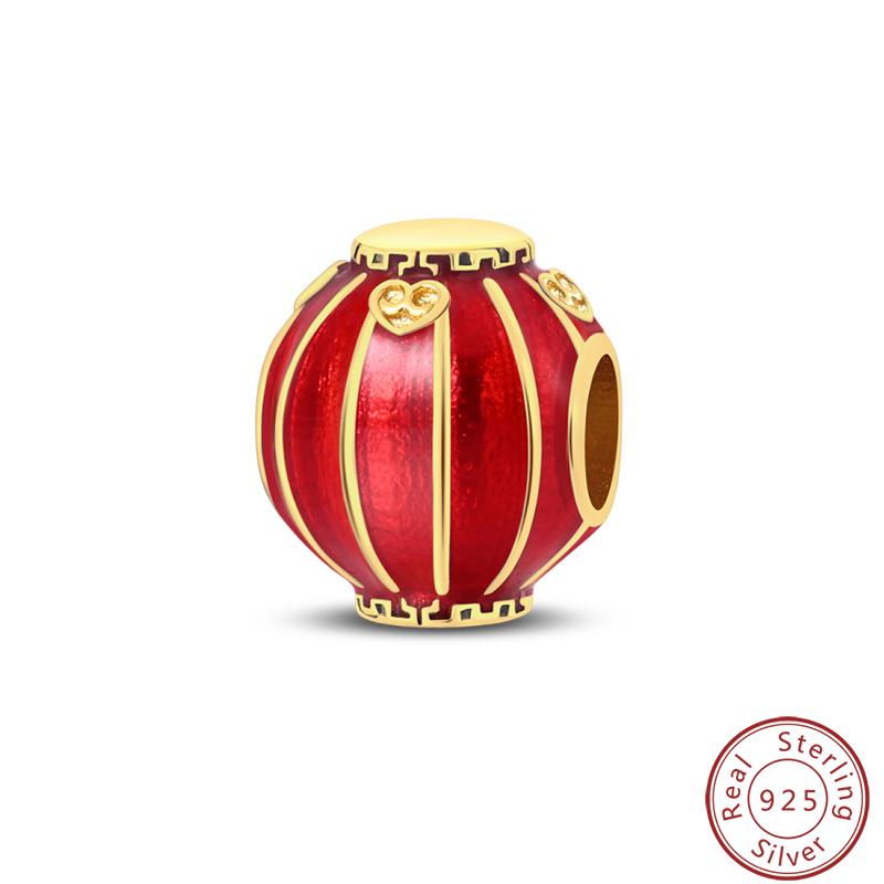 Red Copper Pomegranate Lipstick Apple Ladybug Playing Cards Charms Beads 3Mm Diy Fine Jewelry