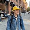 Sun Protection Lightweight Duckbill Cap Embroidered Letters Candy Color Peaked Caps  Daily