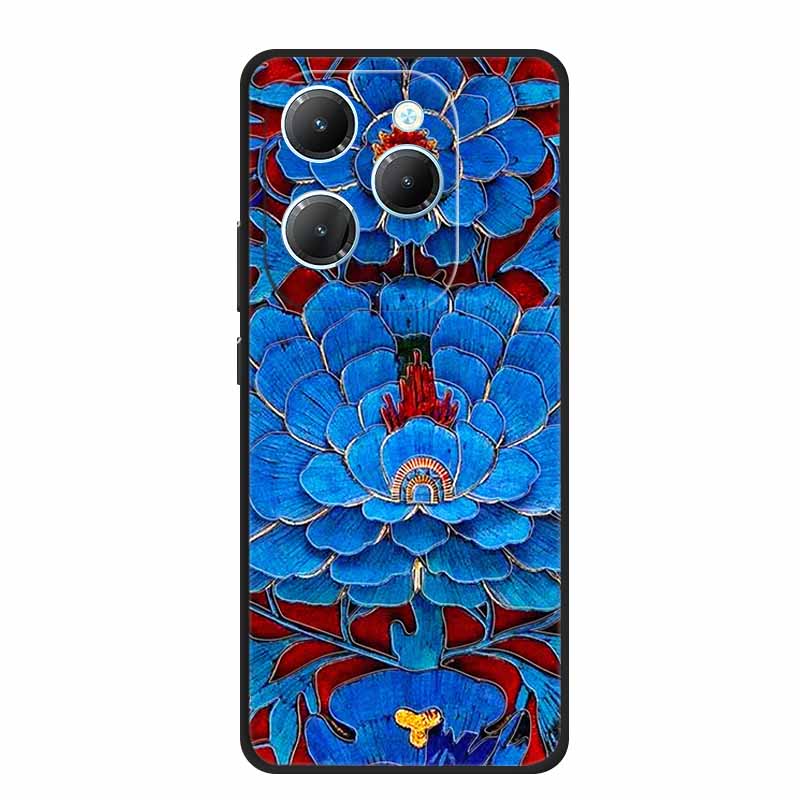 For Infinix Note 40X 5G Case 3D Relief Emboss Black Silicone Soft Back Cover Case For Infinix Smart 8 Plus Hot 40 Pro 40i Case