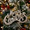 Store Window Holiday Decor Merry Christmas Letter Sign for Tree, Glitter Plastic Hanging Xmas Tree Decorations Ornaments, Sparkling Letters