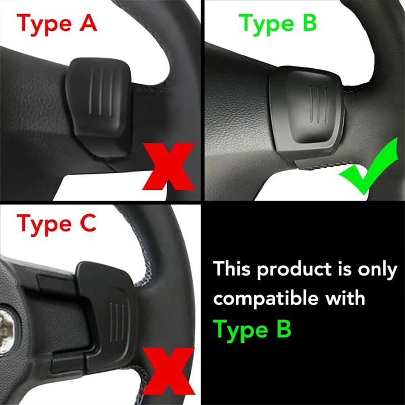 2Pcs Automotive Steering Wheel Shift Paddle Sturdy Aluminum Alloy For Vw Tiguan From  C-Trek Golf 8 Mk8 Assembly Parts