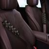 Two-Piece Dog Paw Print Seat Belt Pads for Sedans and SUVs