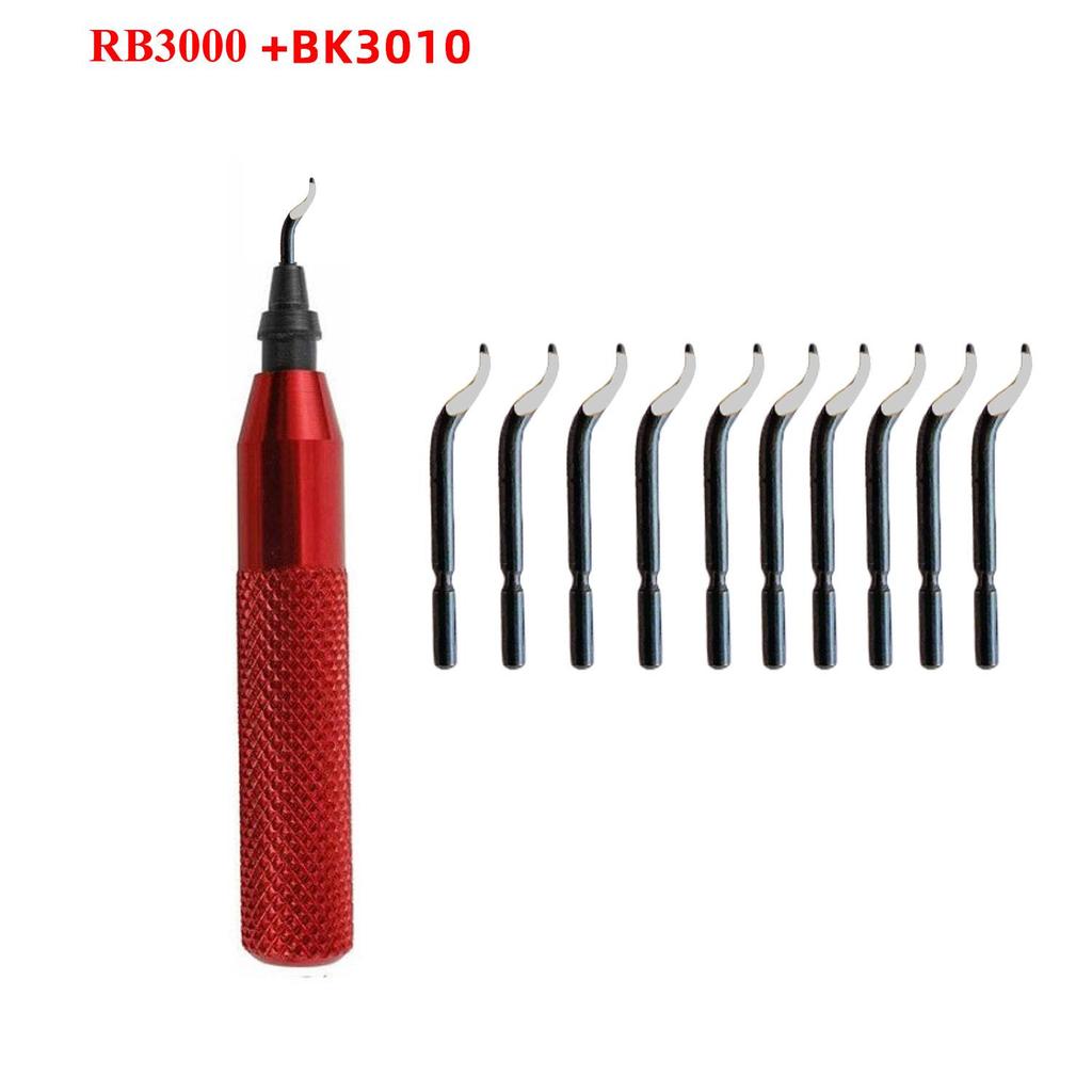 Metal Handle Deburring Knife: Manual Scraper and Trimmer for Burr Removal