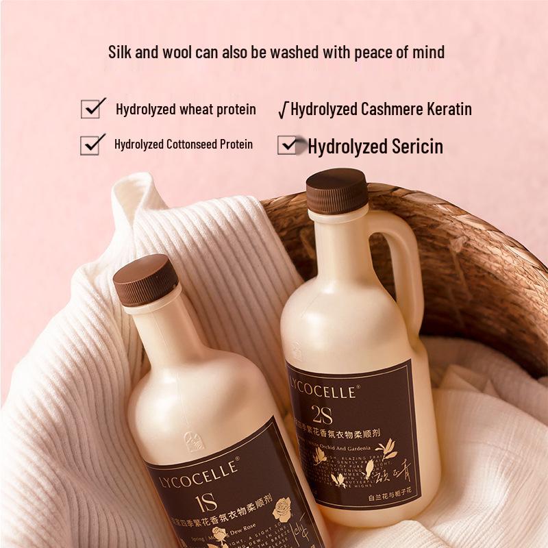 Zhanjia Floral Fragrance Laundry Softener, Long-Lasting Scent, Anti-Static, Color Safe, 300ml