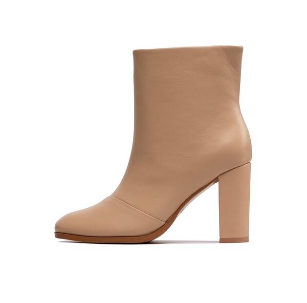 Simple Ankle Boots SL-44-02-000112 Beige