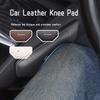 Leather Car Leg Cushion Main Driver's Knee Thigh Support Kneepad For Juke Sentra Pathfinder Skyline Silvia GTR Nismo