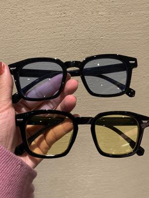 New Unisex Vintage Sunglasses Retro Rectangle UV400 Protection Fashion Cat Eye Eyewear for Women Men