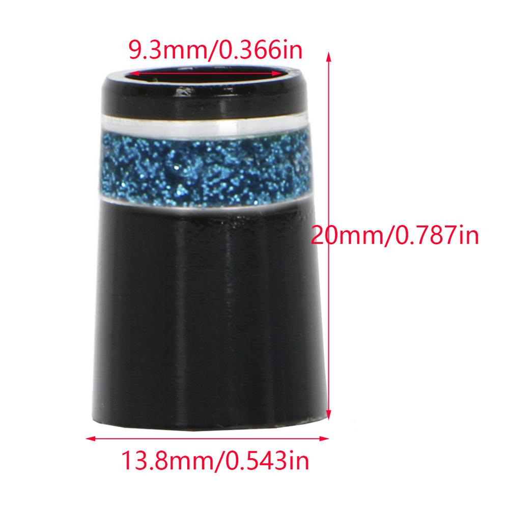 10 Pcs Golf Sleeve Ferrule for Golf Irons Tip Size 0.370 Plastic Golf Ferrules Club Shafts Accessories Red/Silver/Green/Blue