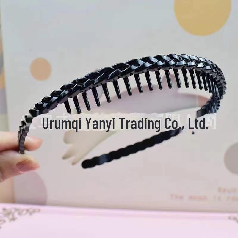 

Универсальная черная пластиковая повязка на голову: Нескользящая повязка на голову для женщин, мужчин и пожилых людей — идеально подходит для мытья лица и укладки волос