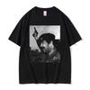 Saddam Hussein con Pistola Magliette Meme Divertenti Unisex Moda Donna Streetwear Oversize Unisex Casual Cotone Morbido Manica Corta
