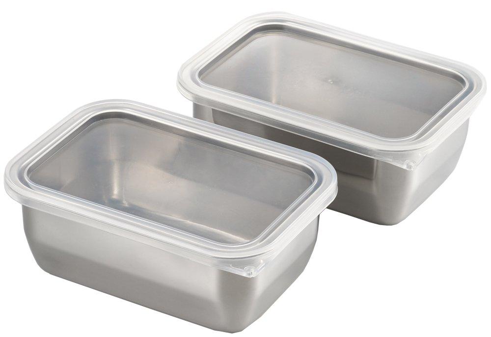 

Gogi Stainless Steel Storage Container Set of 2 YJ2612