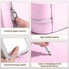 Ouwald Makeup Bag With Led Mirror, Travel Makeup Case with 3-Color Adjustable Light Mirror, 1200mAh Rechargeable LED Makeup Mirror Organizer
