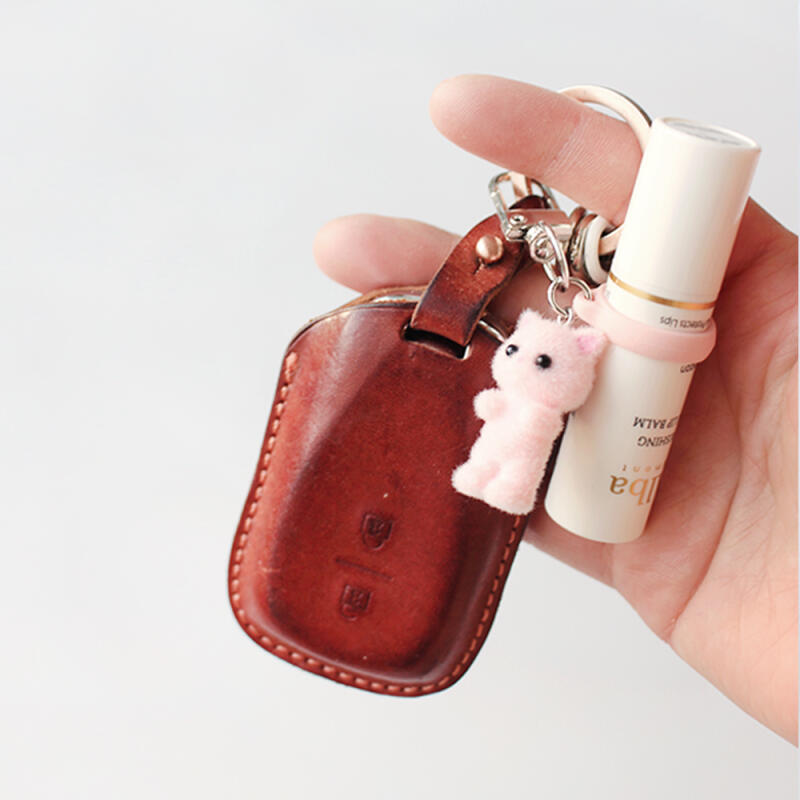Lip Balm, Lipstick, Flocking Lip Keychain (7 Types) (Cat)