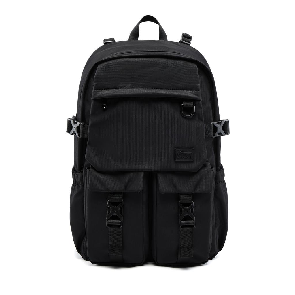 New LiNing Sports Life Collection Polyester Backpack Unisex Black ABSV397-1