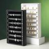 PU Leather Ring Holder Jewelry Tray with Protective Cover Professional Finger Ring Organizer for Storage and Display