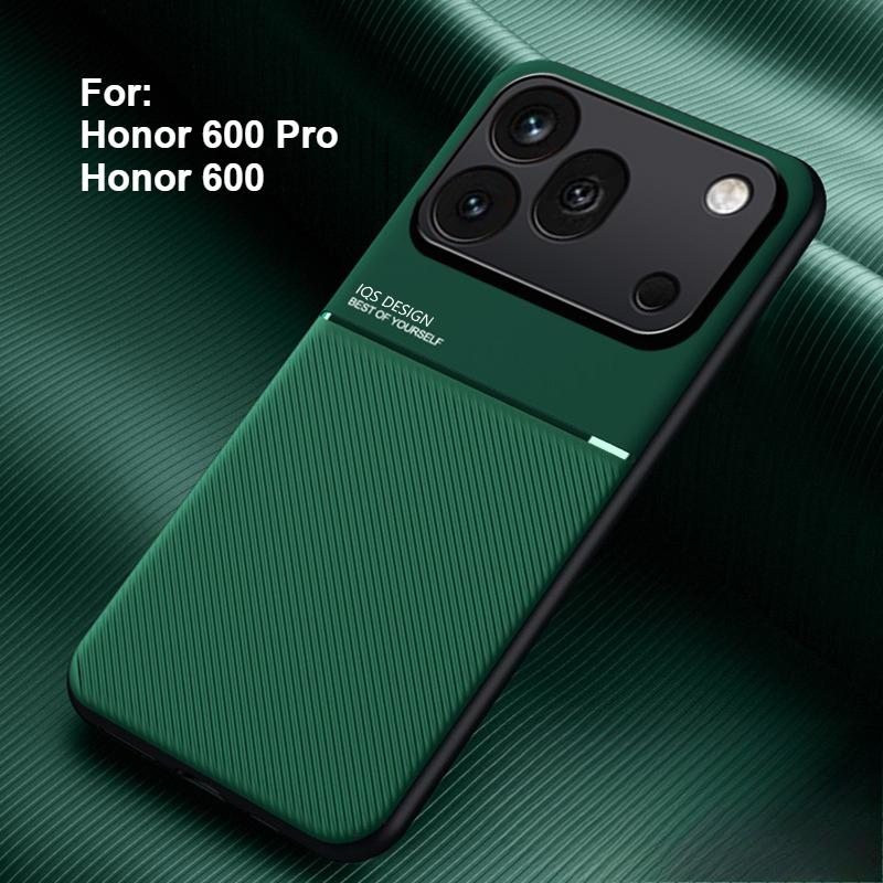 For Honor 600 600 Pro Case Luxury Skin-Friendly Leather Magnetic Ultra-thin Cover For Honor 600 Pro Shockproof Bumper Funda