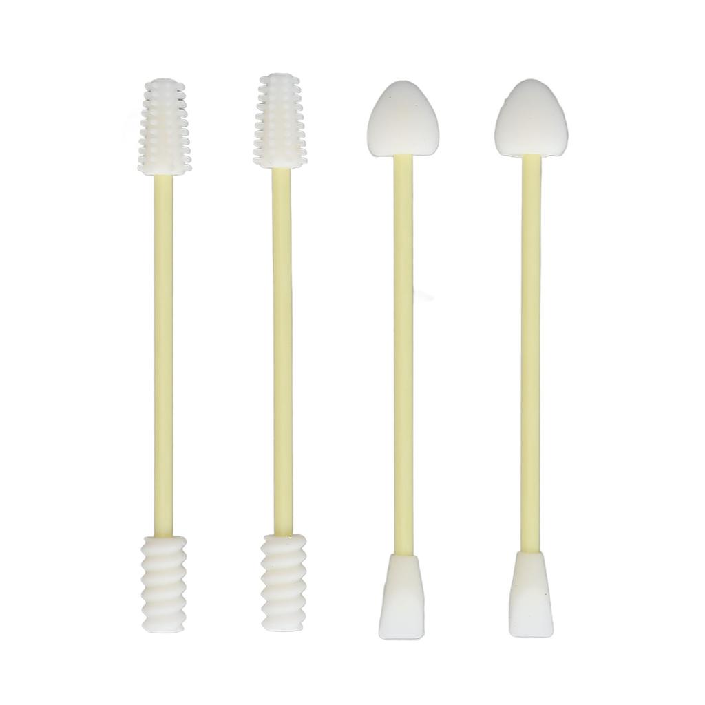 4ks silikonové vatové tampony Opakovaně použitelné tampóny na líčení vatové tyčinky s dvojitým hrotem do uší Baby Beauty Cosm