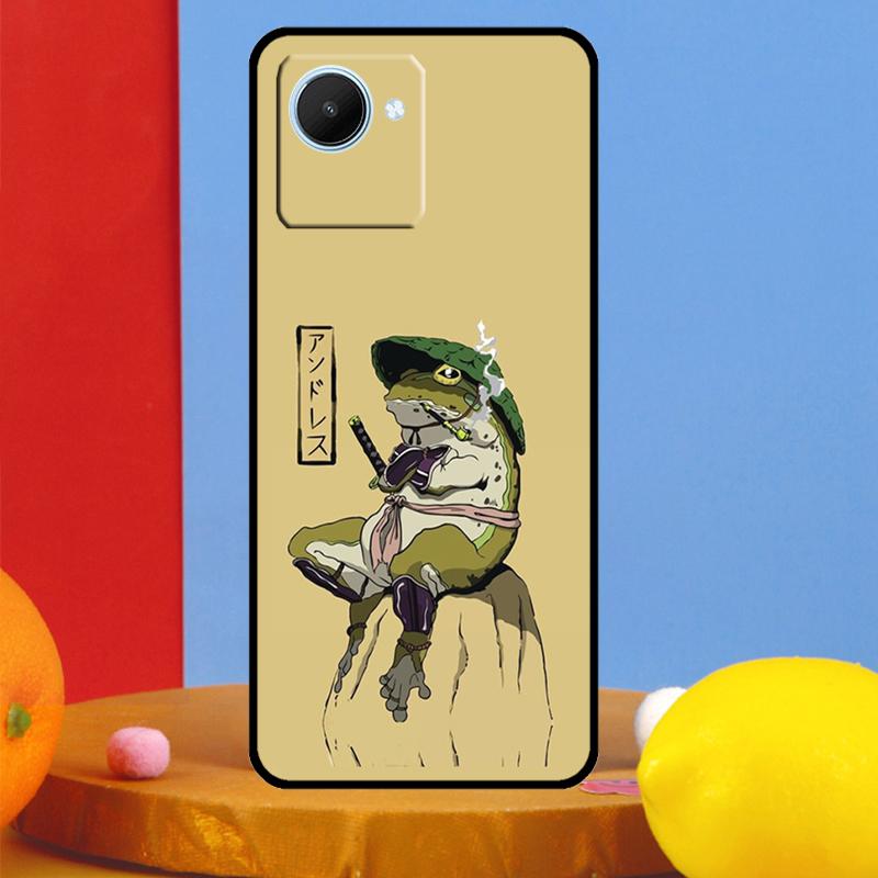 Cute Cartoon Frog For Realme C51 C31 C67 C55 C53 C35 C33 C30 C21Y C25s 9 10 11 12 Pro Plus GT Neo 5 6 Case