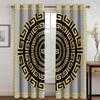 Wholesale Cheap Luxury Brands Modern Gold Free Shipping 2 Pcs Blackout Window Curtains for Living Room Bedroom Drape Decortion